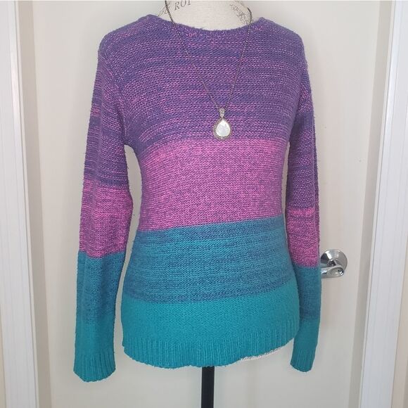 Vintage Stripe Knit Jumper Sweater - Picture 2 of 10